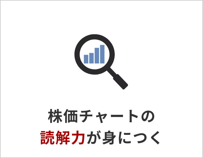 株価チャートの読解力が身につく